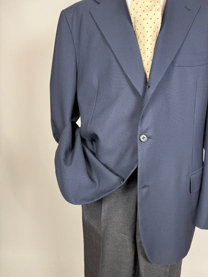 Giacca sartoriale grisaglia blu - tg. 58/60
