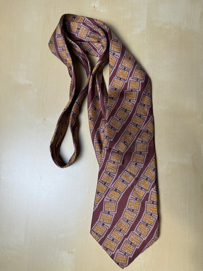 Cravatta anni ‘70 geometrica