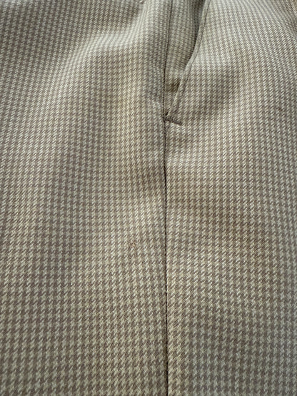 Pantaloni flanella pettinata pied-de-poule - tg. 48