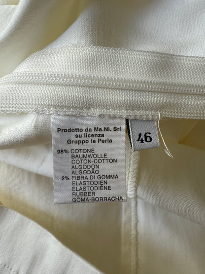 Abito La Perla Openspace bianco in cotone - S/M