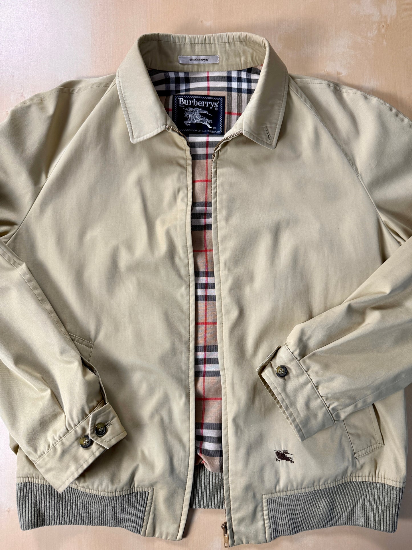 Bomber raglan Burberrys in gabardina - tg. 50/52