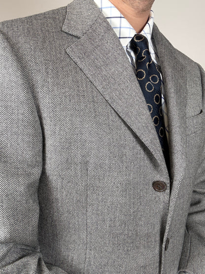 Giacca Pierre Cardin anni ‘90 spigato grigio - tg. 50