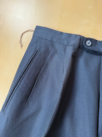 Pantaloni cotone fantasia jacquard anni '80 (NOS) - tg. 44/46