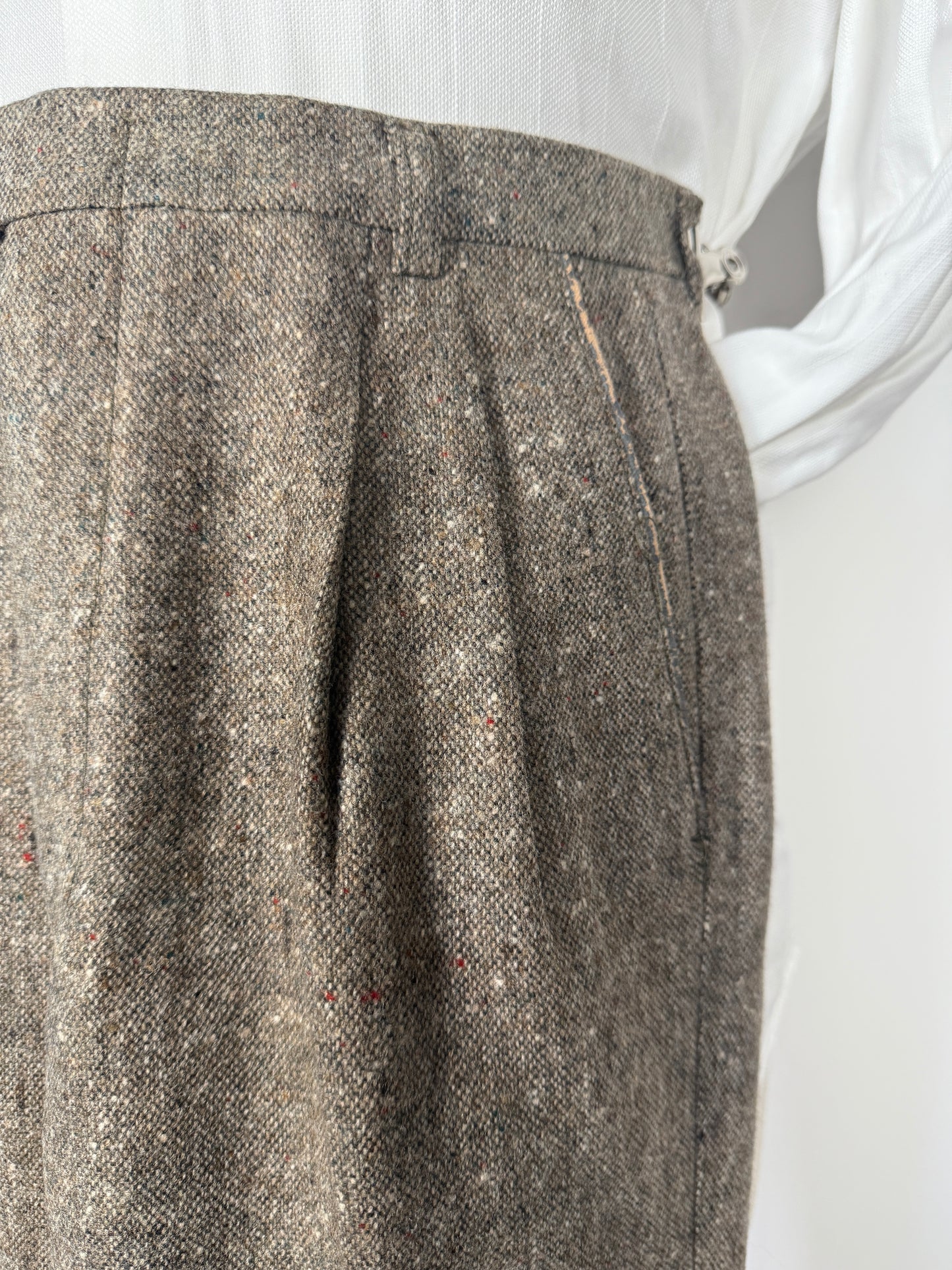 Pantaloni anni ‘70 donegal tweed (NOS) - tg. 44