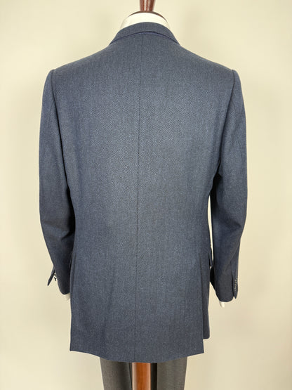 Giacca anni '90 spigato lana e cashmere Loro Piana - tg. 50/52