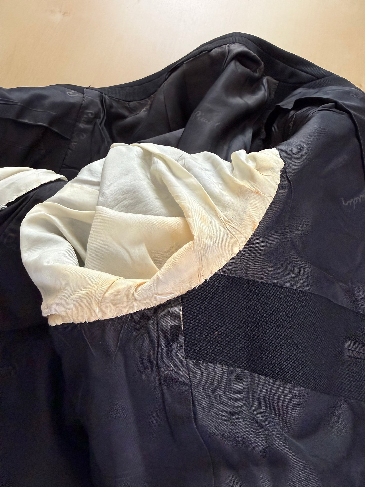 Navy blazer doppiopetto Pierre Cardin anni '70 - tg. 46
