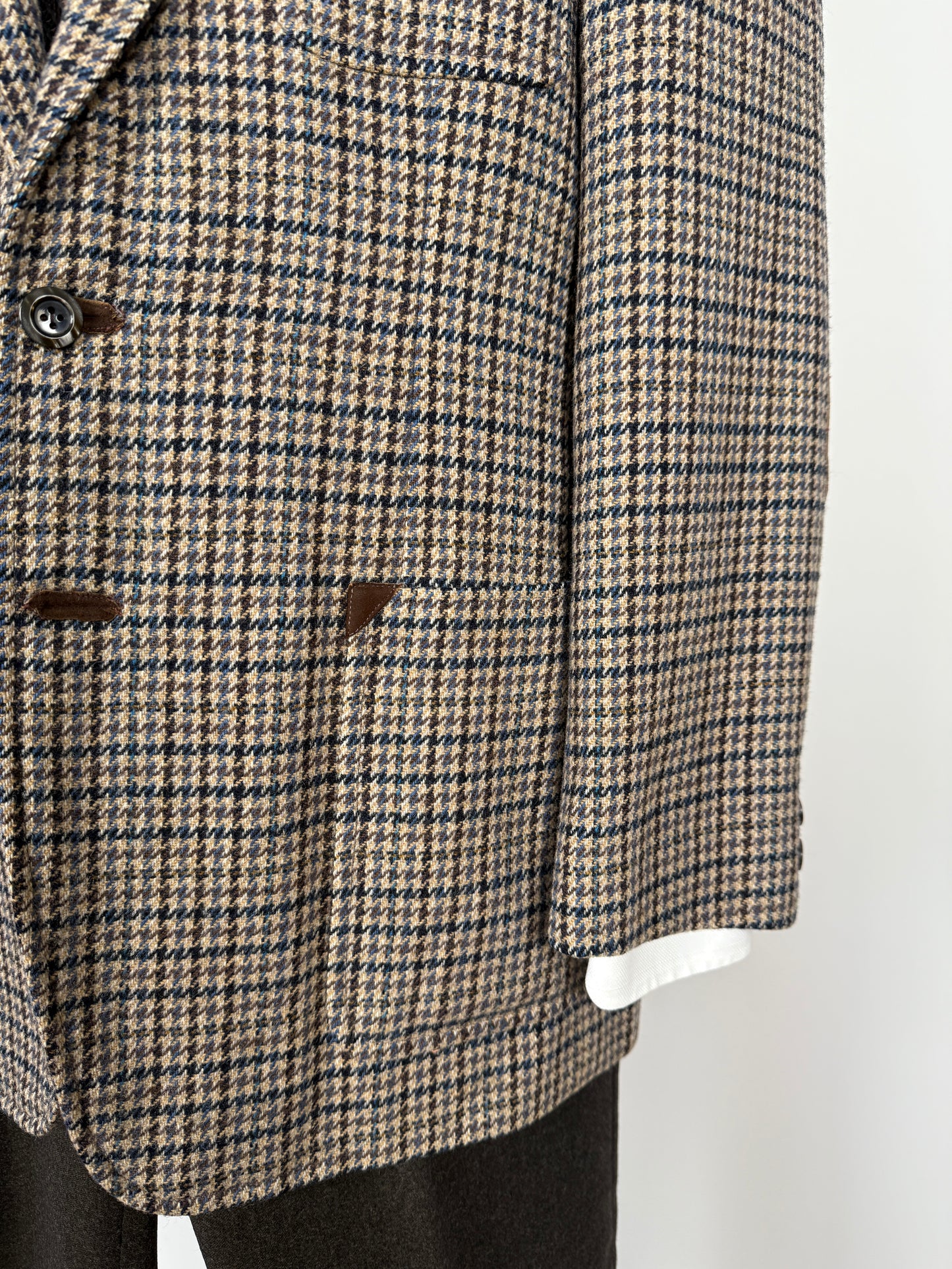 Giacca tweed pied-de-poule Lane Crawford Hong Kong anni ‘60/‘70 - tg. 48/50