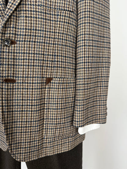 Giacca tweed pied-de-poule Lane Crawford Hong Kong anni ‘60/‘70 - tg. 48/50