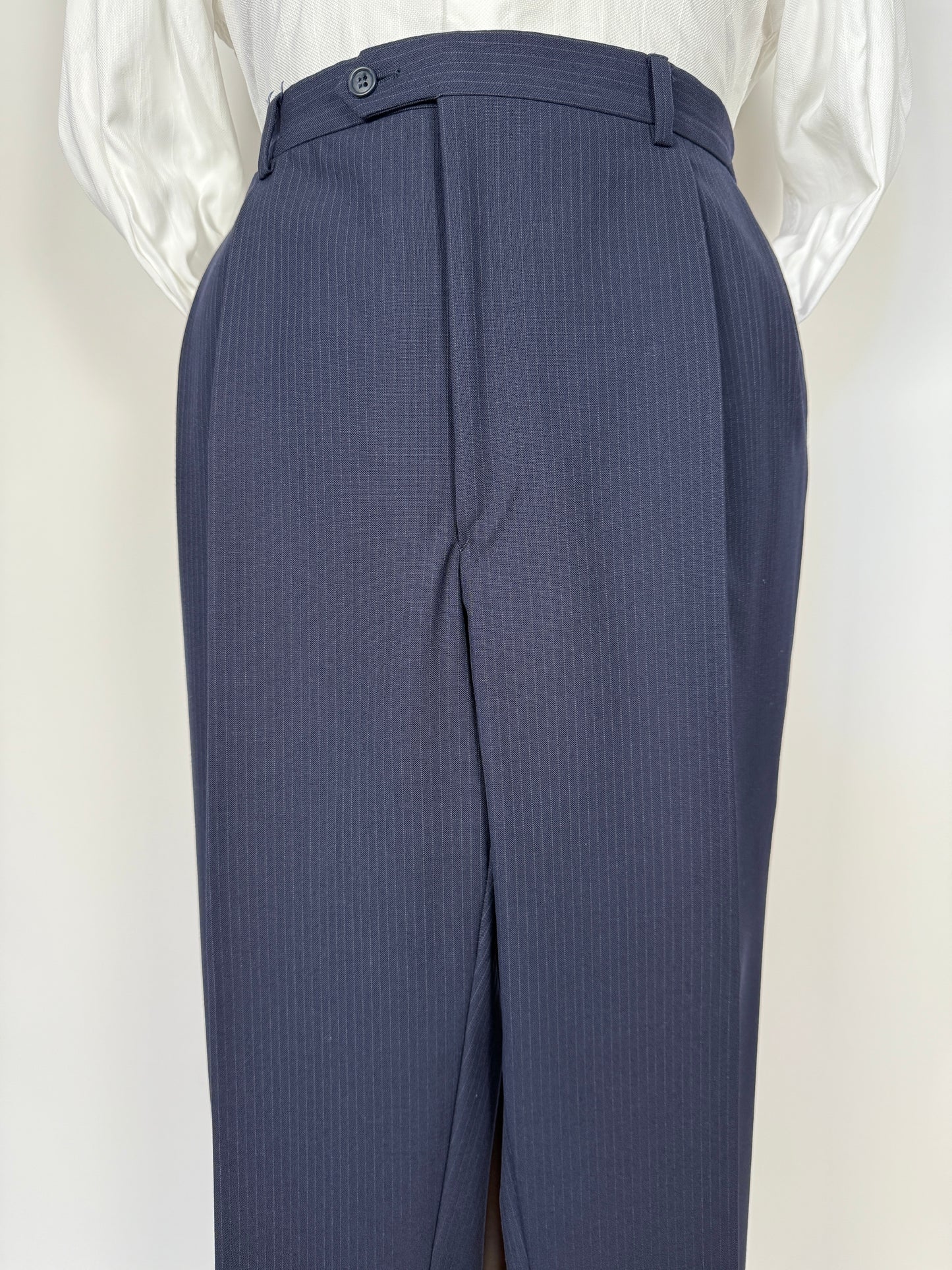 Completo Facis anni ‘90 blu gessato - tg. 58