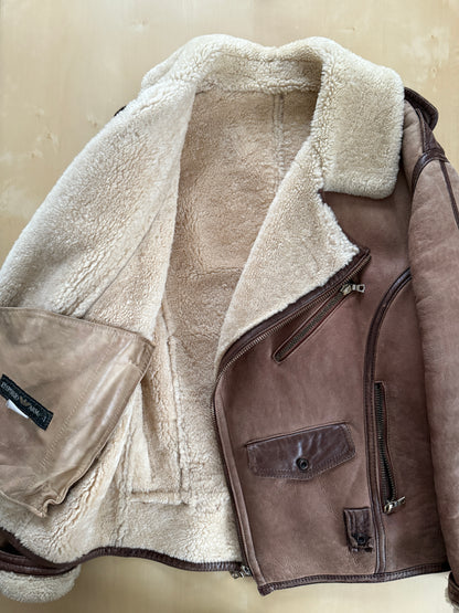 Chiodo in shearling Emporio Armani anni ‘80 - M