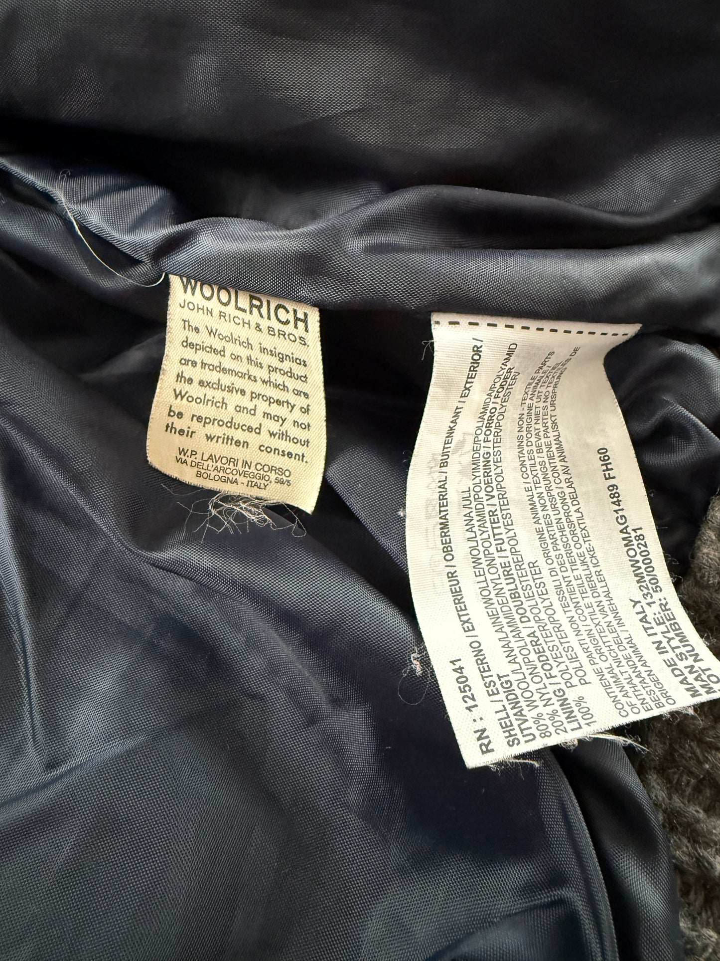 Cardigan-giubbotto Woolrich misto lana - XL