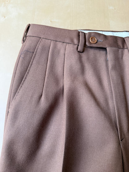 Completo 3 pezzi Marzotto anni ‘70/'80 color cammello (NOS) - tg. 42