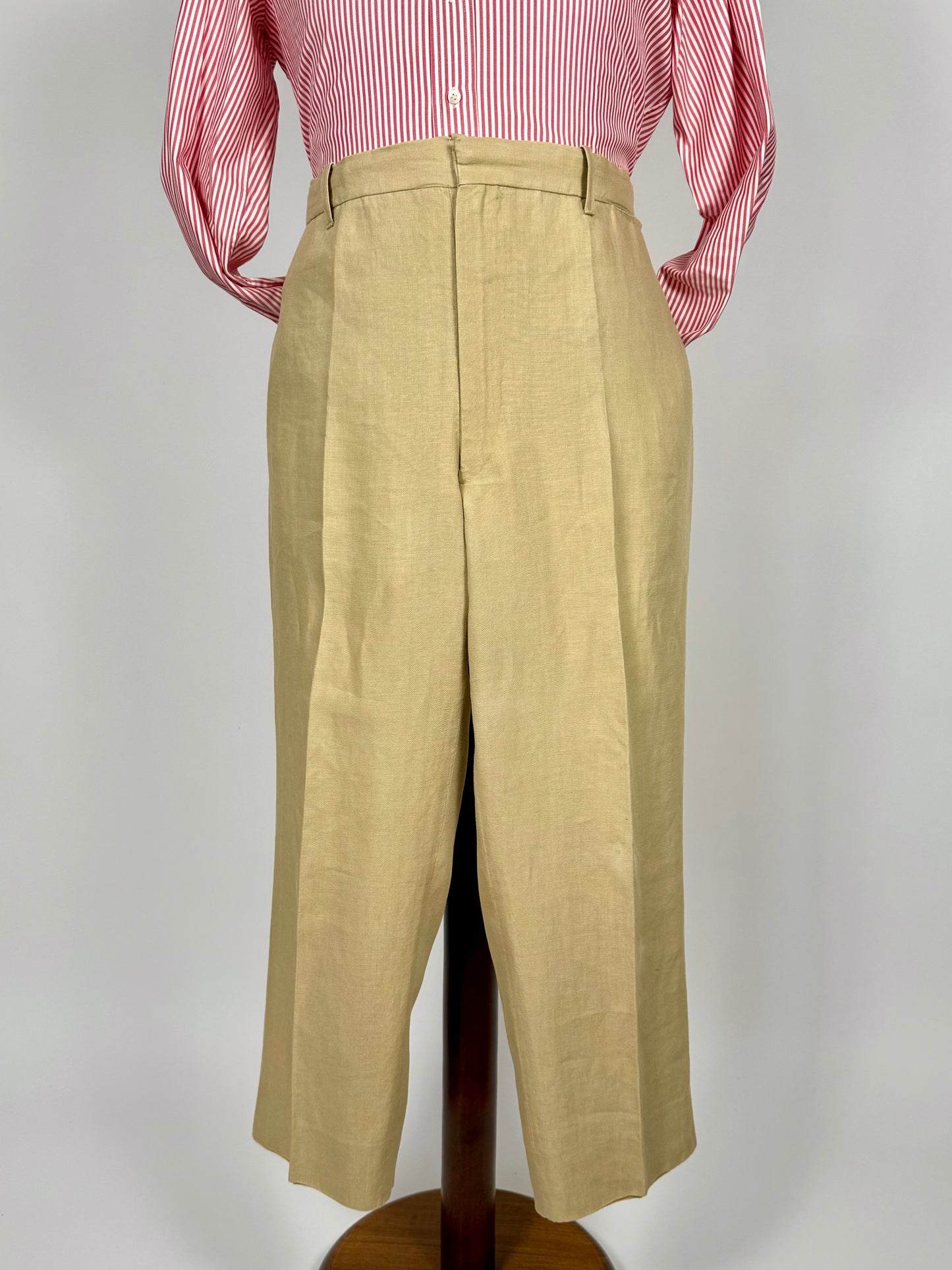 Completo sartoriale A. Graneri lino beige - tg. 60/62