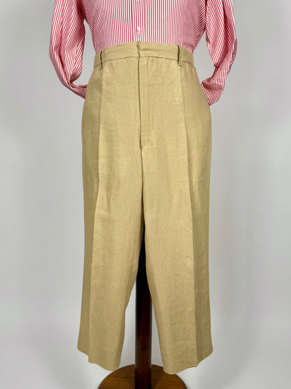 Completo sartoriale A. Graneri lino beige - tg. 60/62