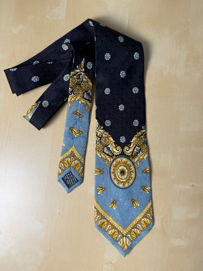 Cravatta Versace jacquard stampa barocca