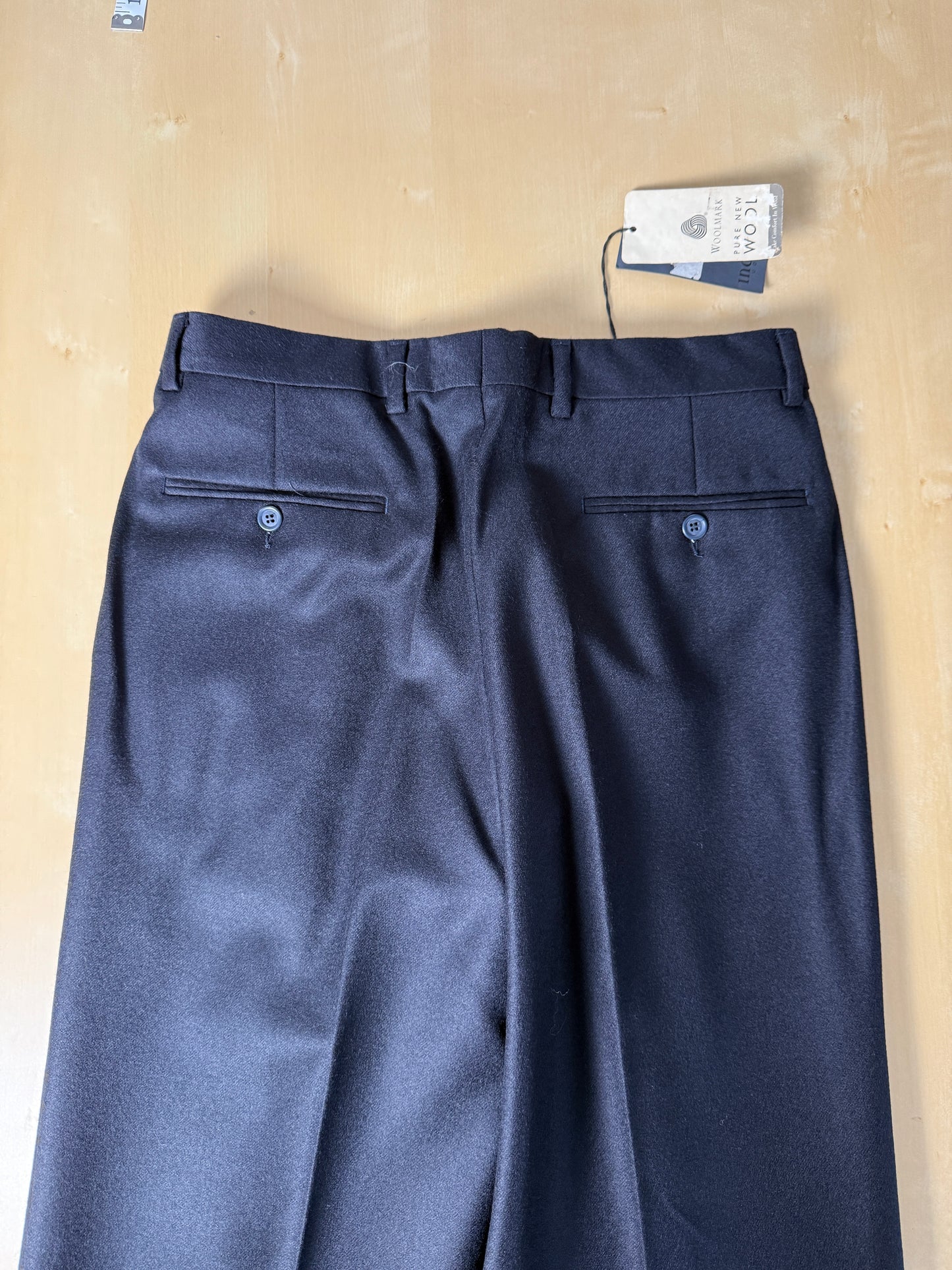 Pantaloni flanella blu notte (NOS) - tg. 44/46