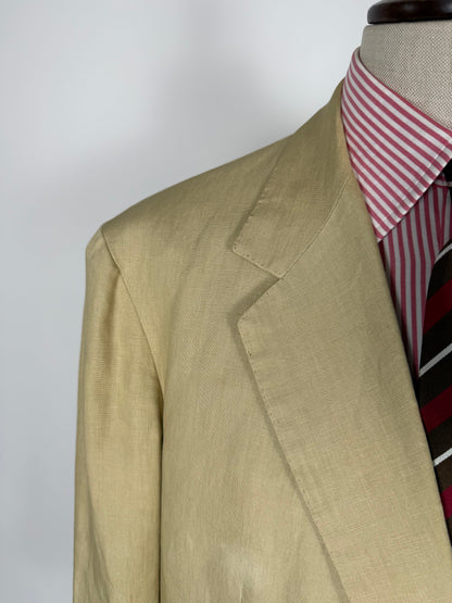 Completo sartoriale A. Graneri lino beige - tg. 60/62