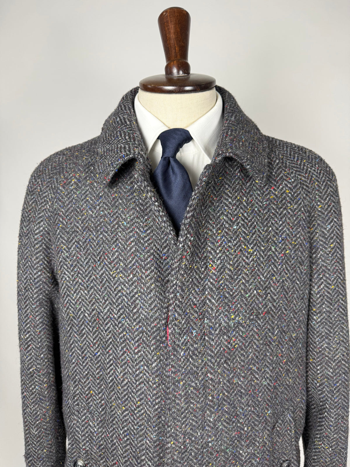 Cappotto raglan De Paz in donegal tweed - tg. 56-60