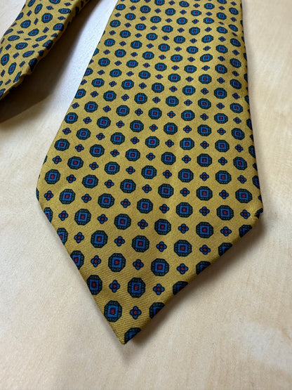 Cravatta Etro giallo micro fantasia