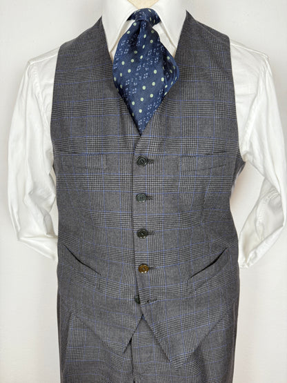 Completo 3 pezzi sartoriale principe di Galles - tg. 50