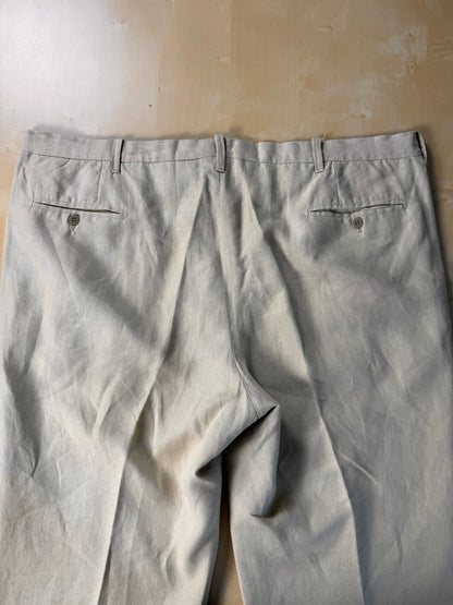 Completo sartoriale A. Graneri lino beige - tg. 60/62