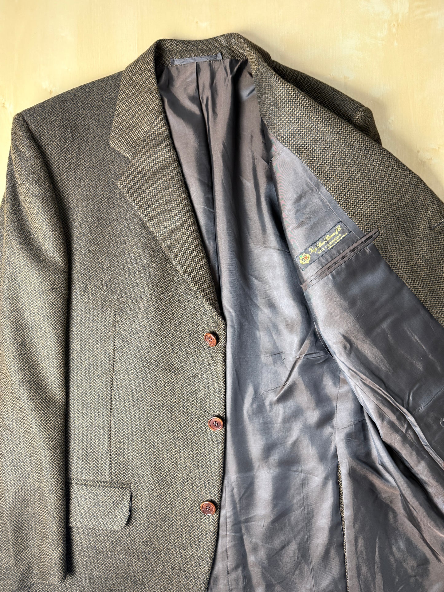 Giacca in puro cashmere tessuto Loro Piana - tg. 52