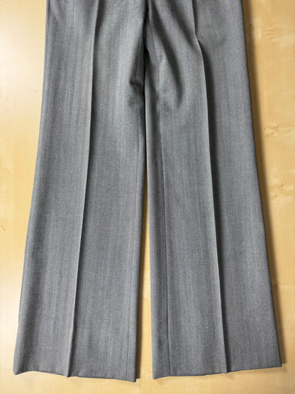Completo 3 pezzi anni '70 herrigbone grigio - tg. 44