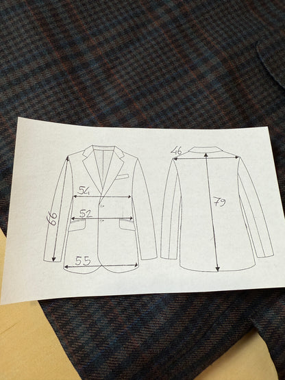 Giacca Corneliani flanella tartan - tg. 48