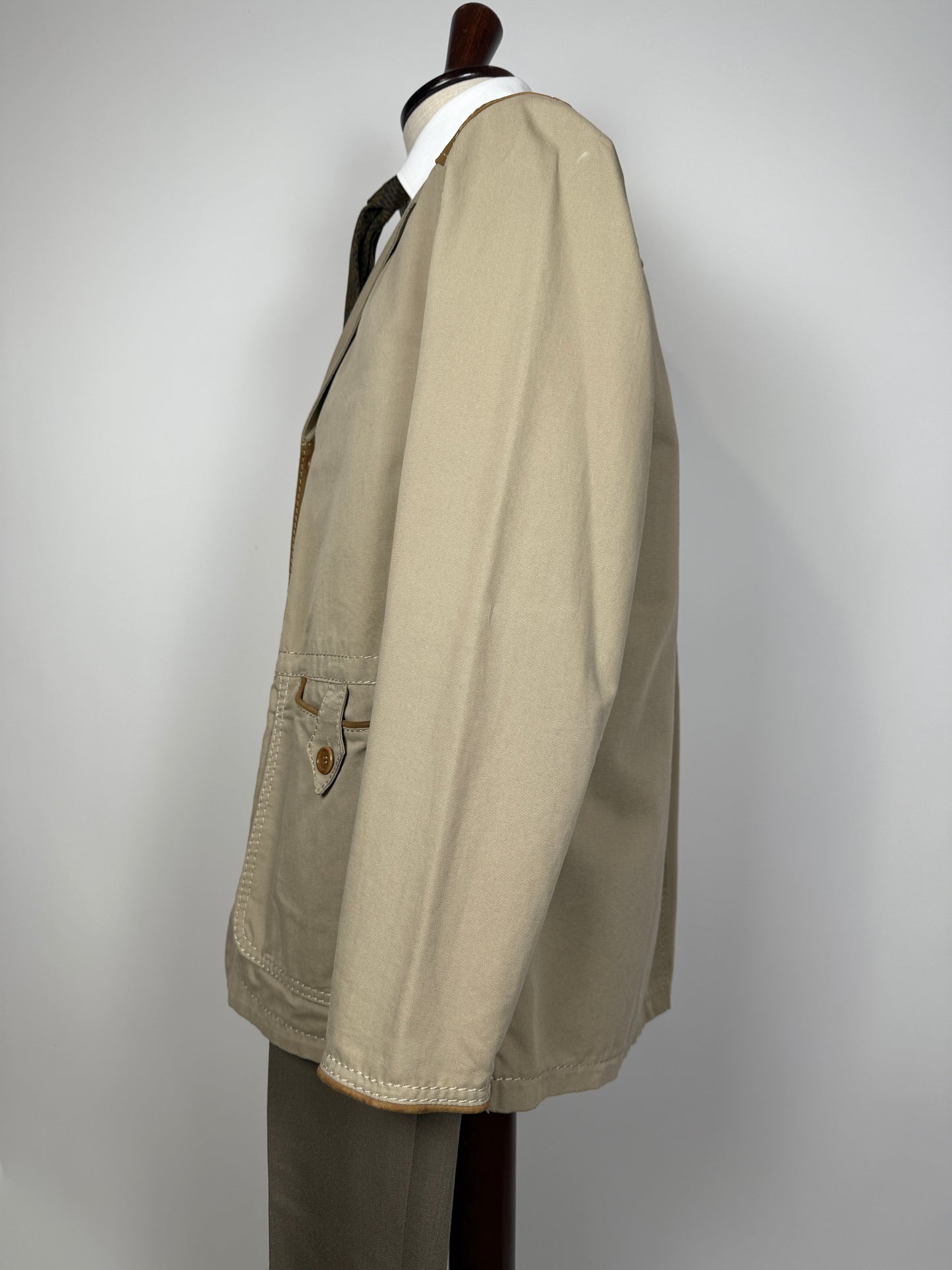 Giacca da caccia sahariana Beretta con inserti in pelle - tg. 50