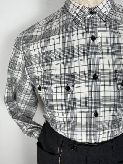 Camicia Gucci quadri glen check - S/M, collo 39