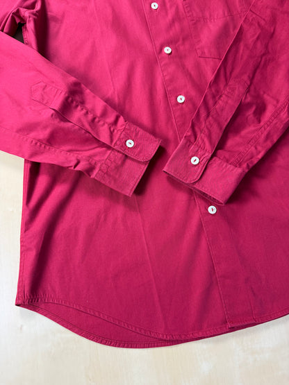 Camicia popeline rosso vivo - M collo 40