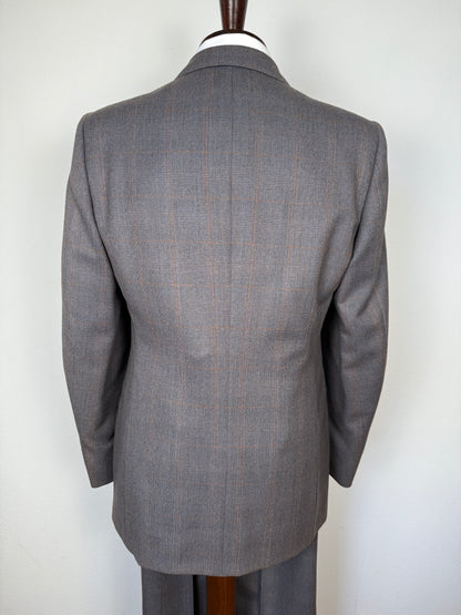 Completo doppiopetto anni ‘70/‘80 flanella principe di Galles (NOS) - tg. 48