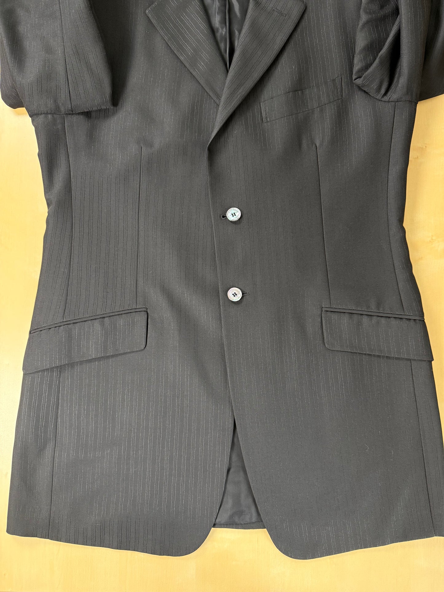 Completo 3 pezzi Pal Zileri nero lana e seta - tg. 50