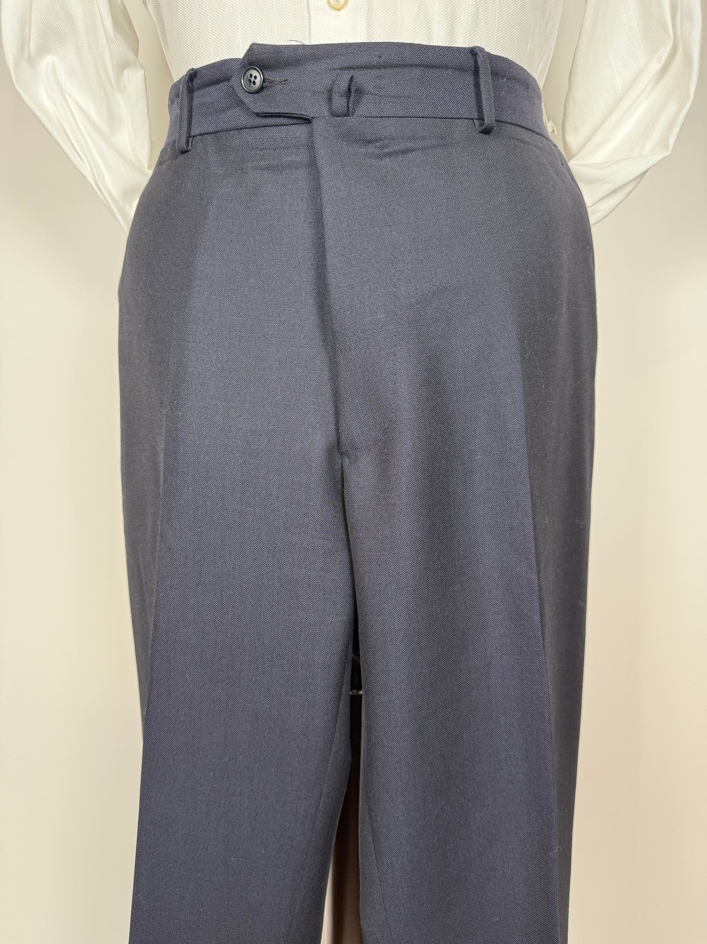 Completo blu tessuto Ermenegildo Zegna lana e mohair - tg. 56