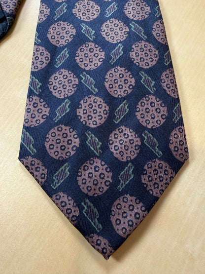 Cravatta vintage fantasia astratta