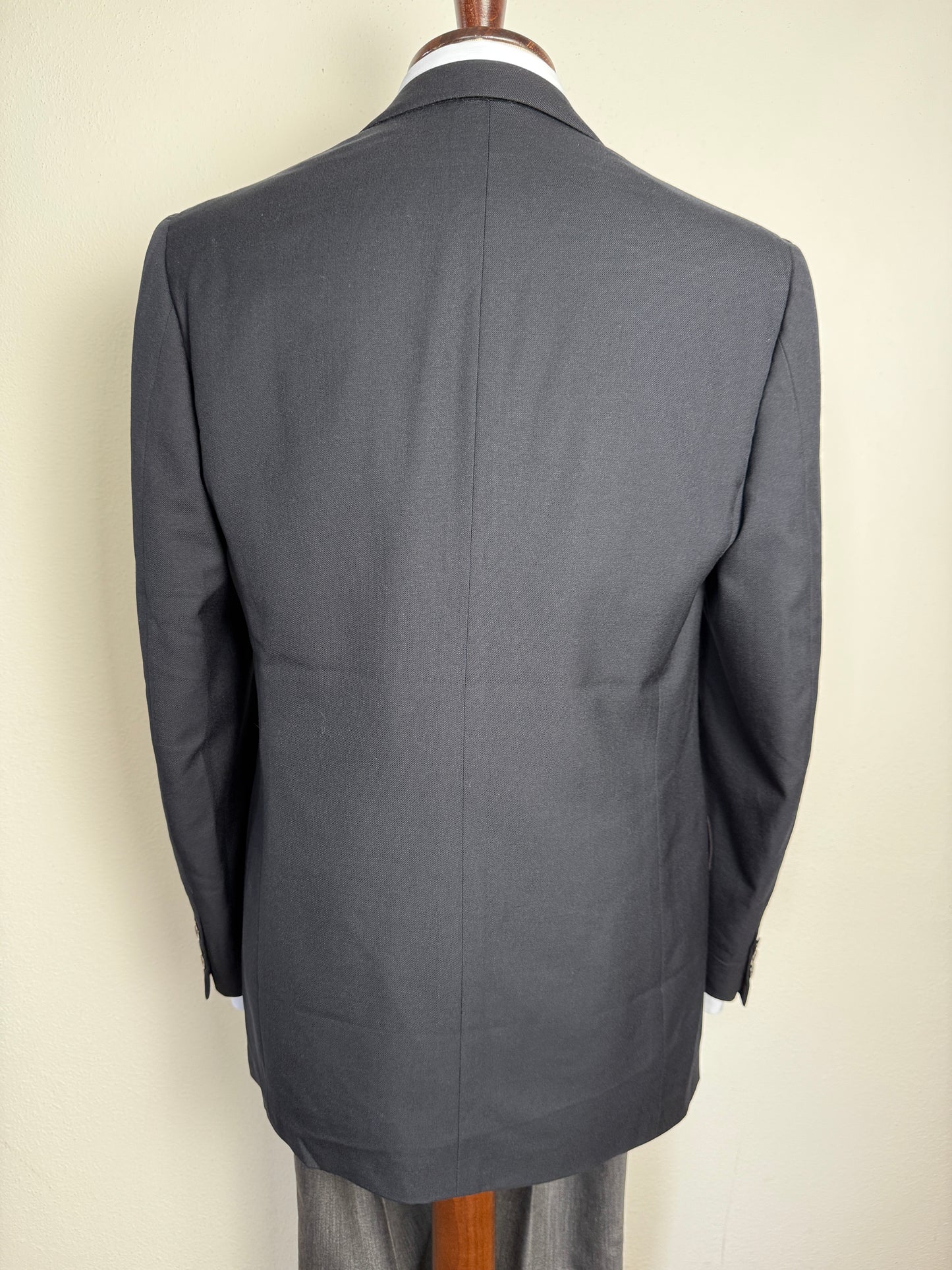 Giacca/blazer Brioni anni ‘80 in twill blu - tg. 48/50