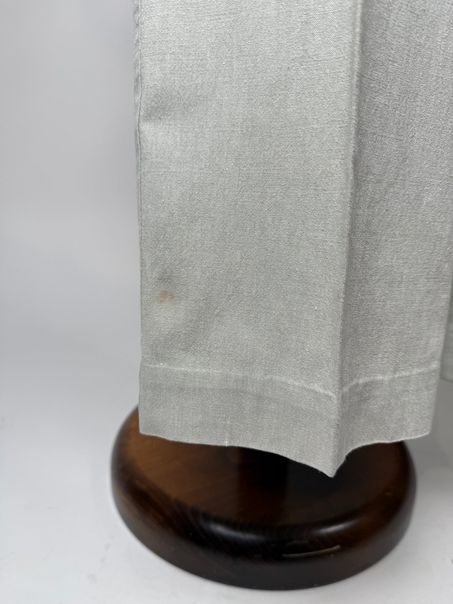 Pantaloni in misto lino anni ‘80 color avorio - tg. 50