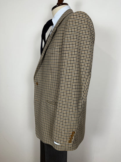 Giacca anni ‘70/‘80 a quadri - tg. 50/52