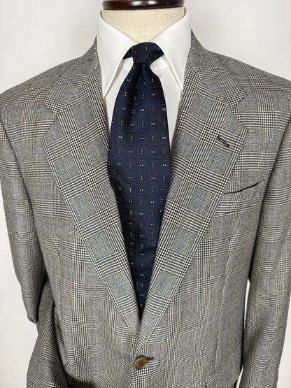 Completo anni ‘80 in flanella principe di Galles - tg. 50