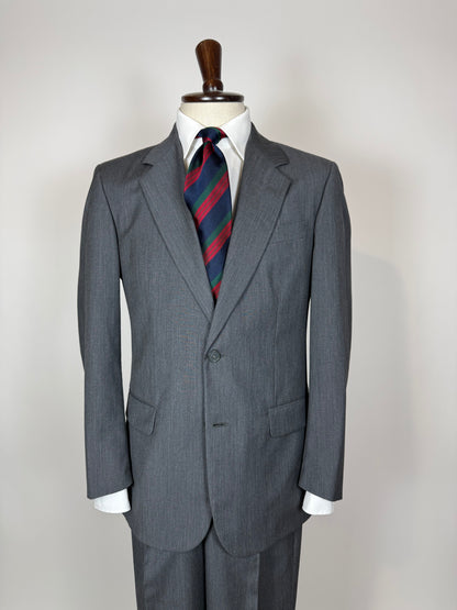 Completo anni '80 fresco lana grigio - tg. 46