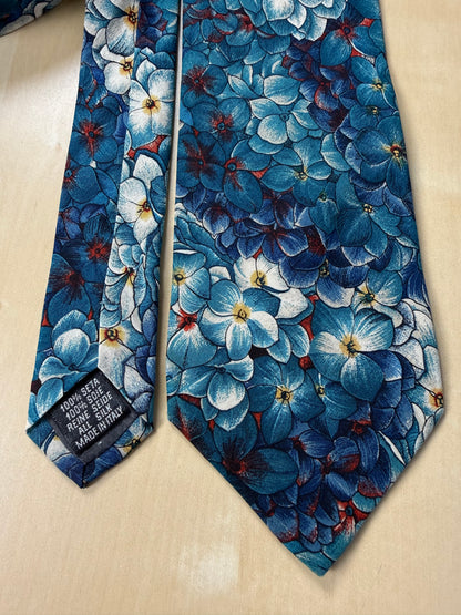 Cravatta Yves Saint Laurent vintage floreale