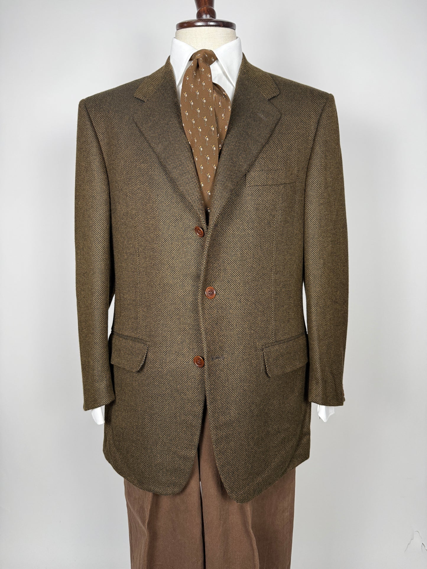 Giacca in puro cashmere tessuto Loro Piana - tg. 52