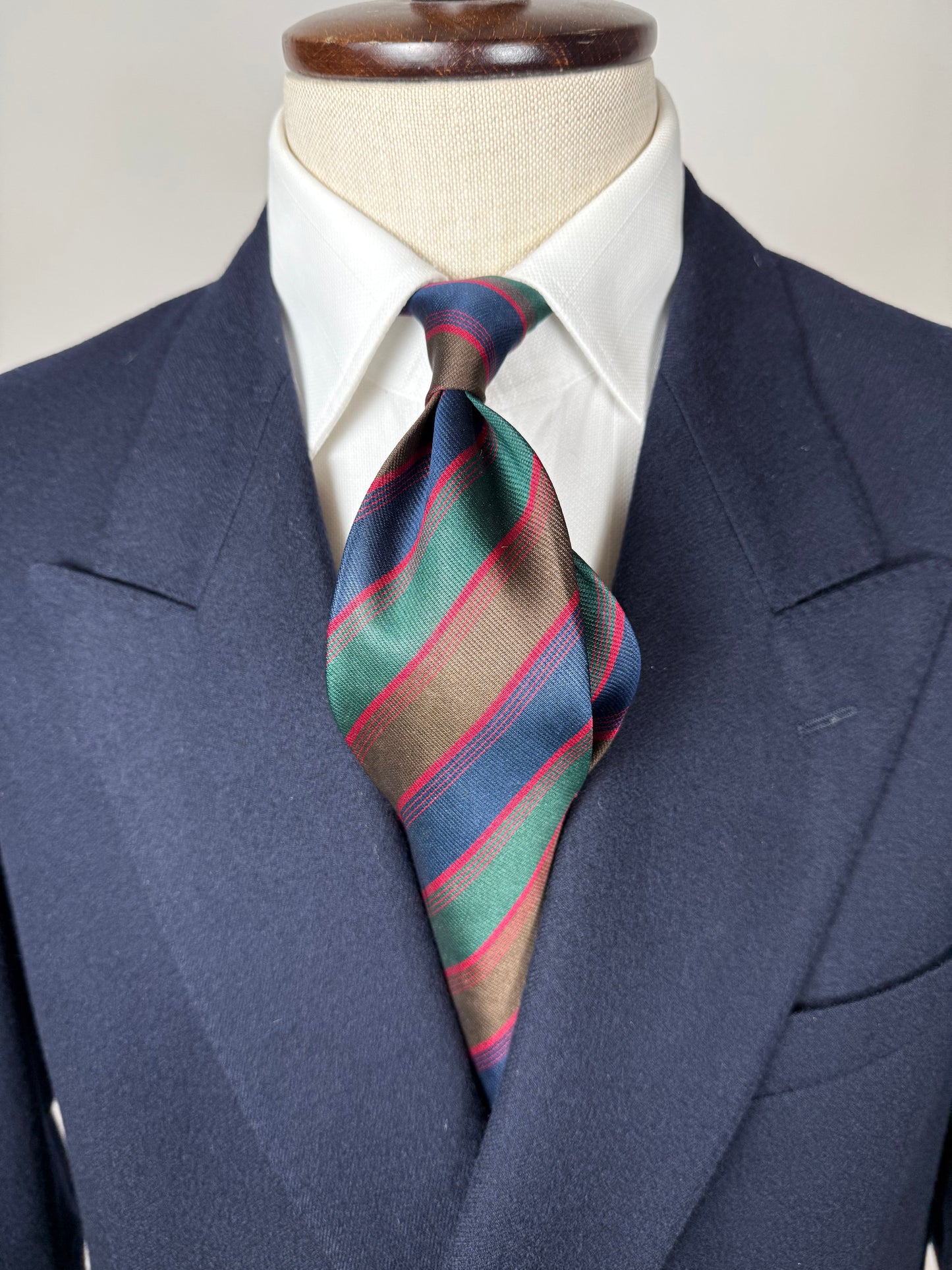 Cravatta Fendi regimental vintage