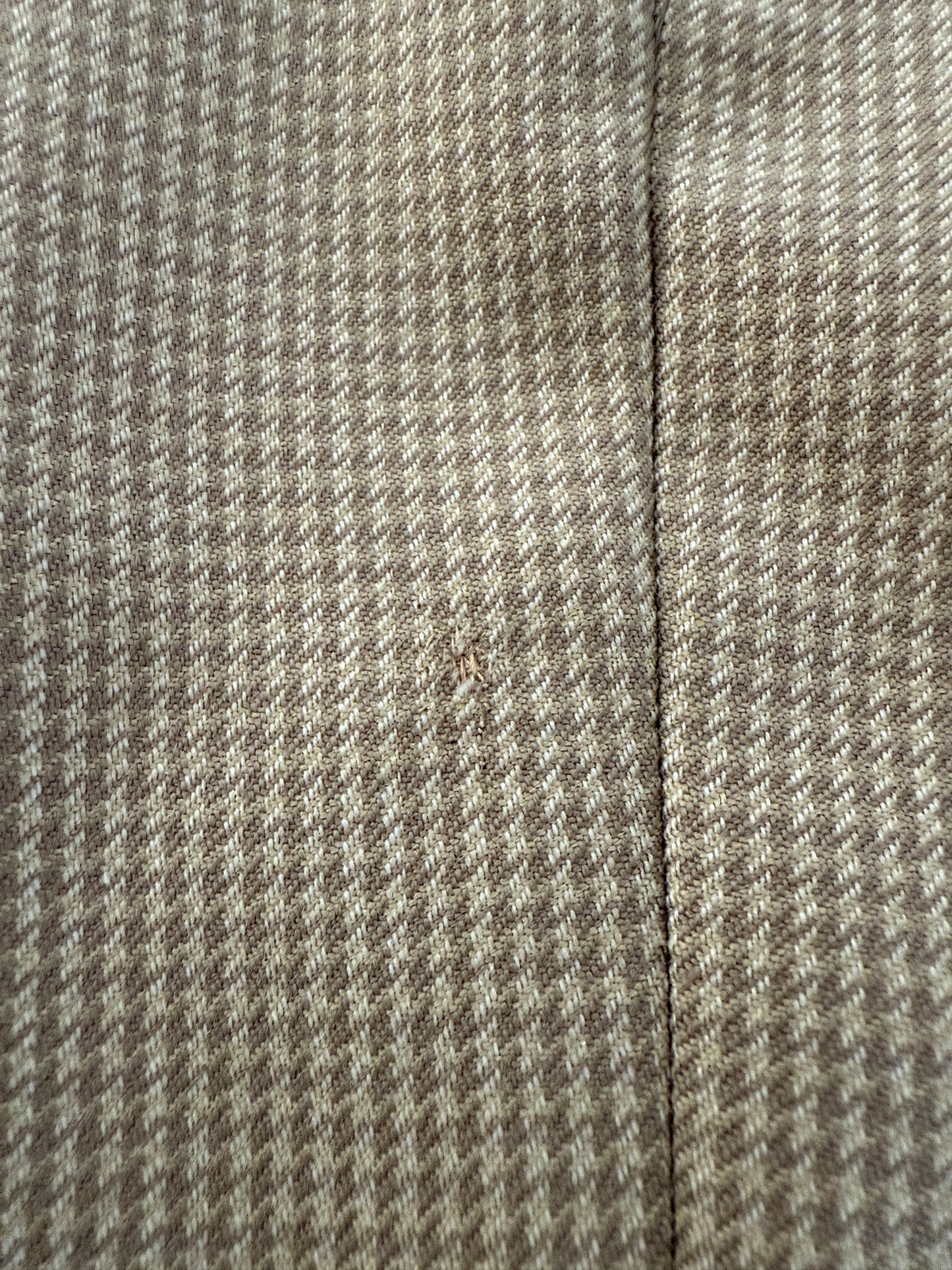 Pantaloni flanella pettinata pied-de-poule - tg. 48