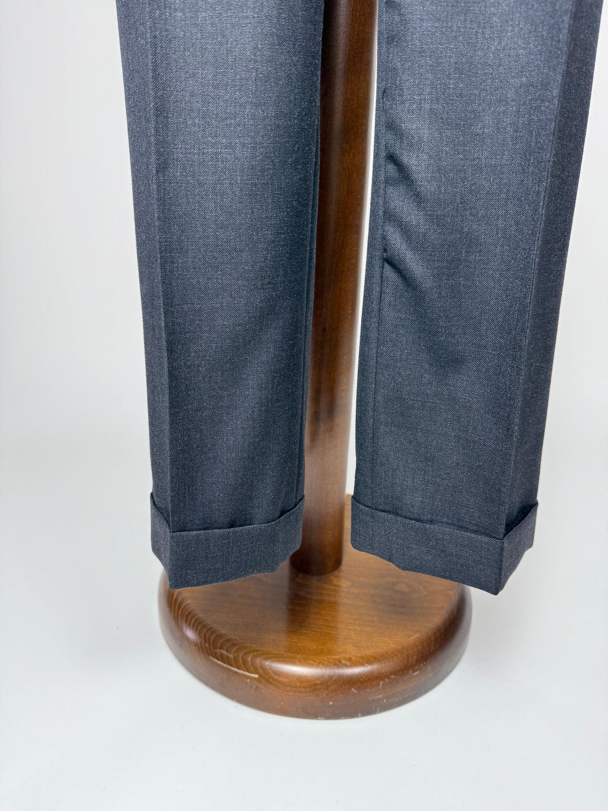 Pantaloni Burberry flanella pettinata antracite - tg. 50