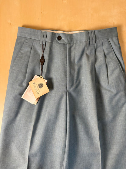 Pantaloni fresco lana carta da zucchero anni '80 (NOS) - tg. 46