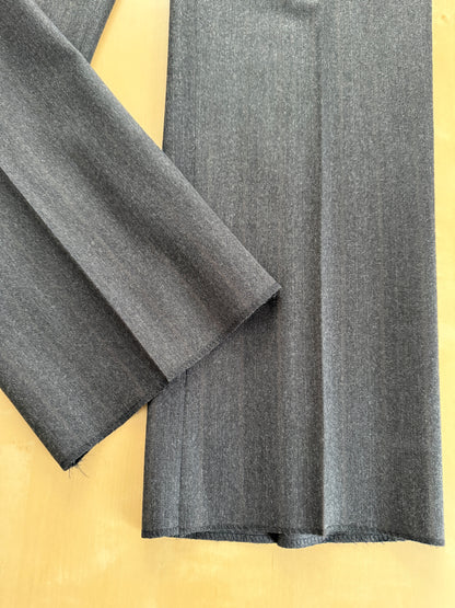 Pantaloni flanella antracite riga ruggine (NOS) - tg. 50