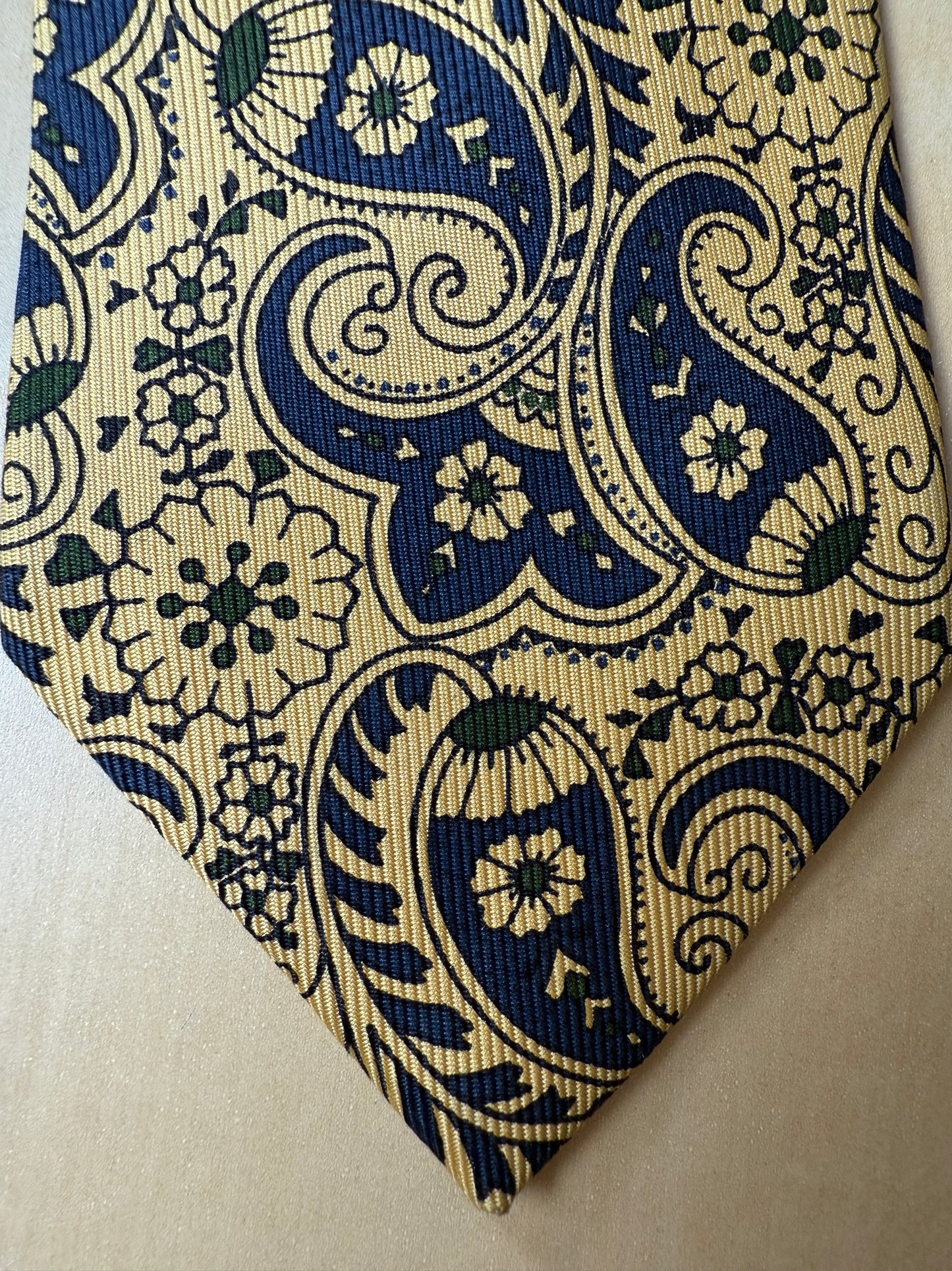 Cravatta paisley Hill & Drake made in England