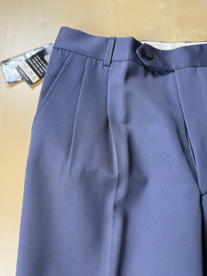 Pantaloni anni ‘70 twill di lana carta da zucchero (NOS) - tg. 46