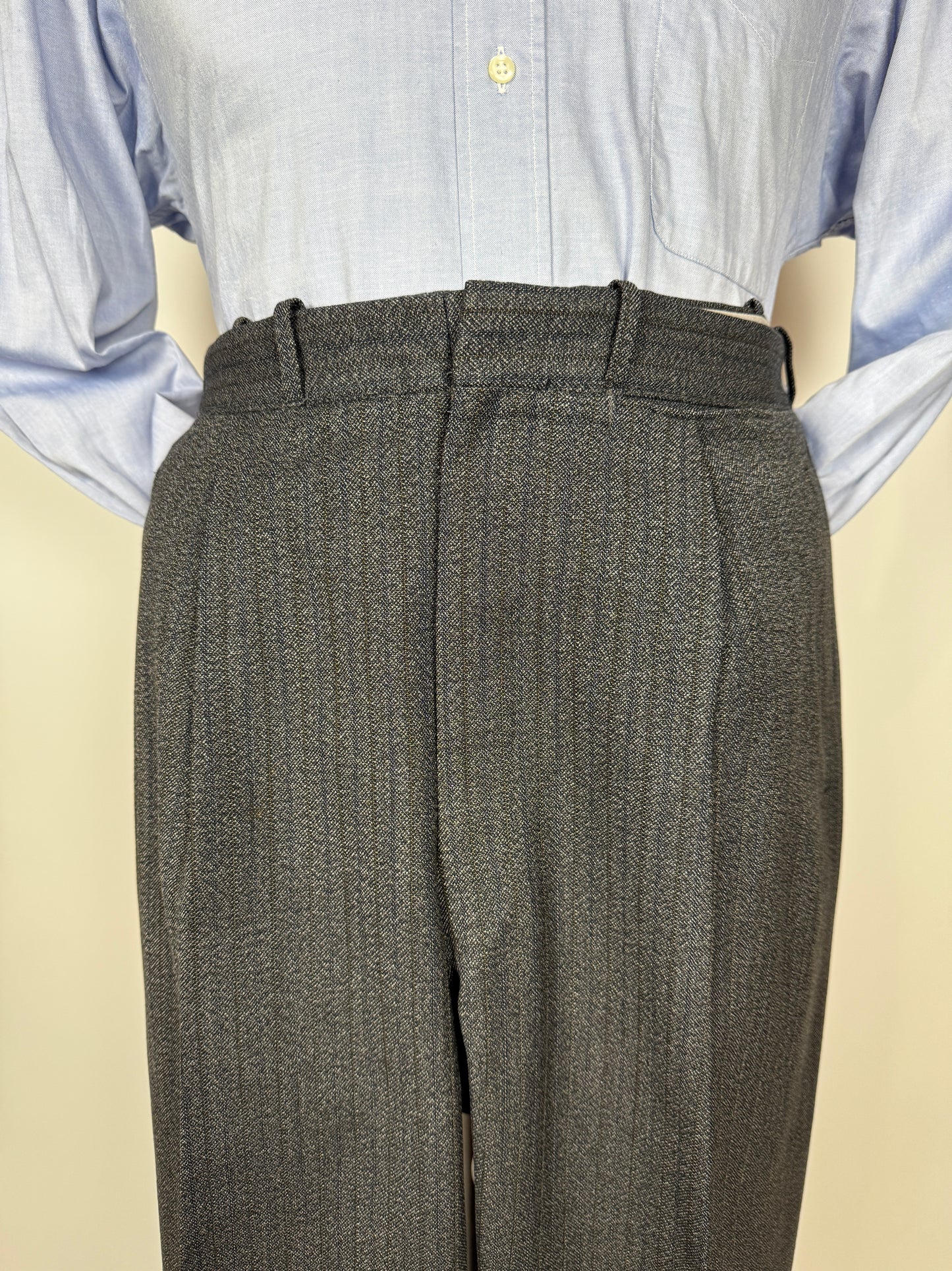 Completo sartoriale anni ‘60 grigio sale pepe - tg. 50/52